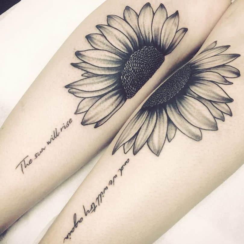 135+ Sunflower tattoo ideas: A reminder of joyful energy with you wherever you go