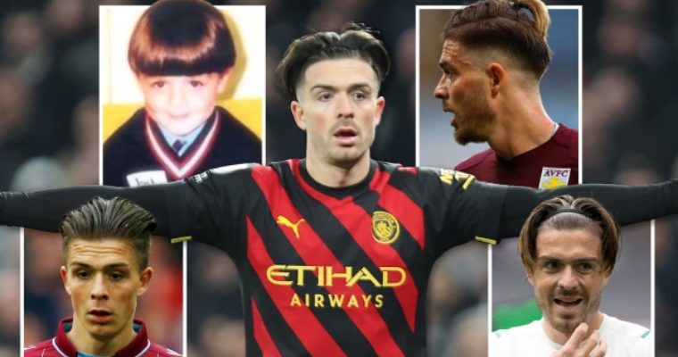 Jack Grealish’s haircuts through the years, from spiky style as a kid to man bun at Villa and Alice band at Man City