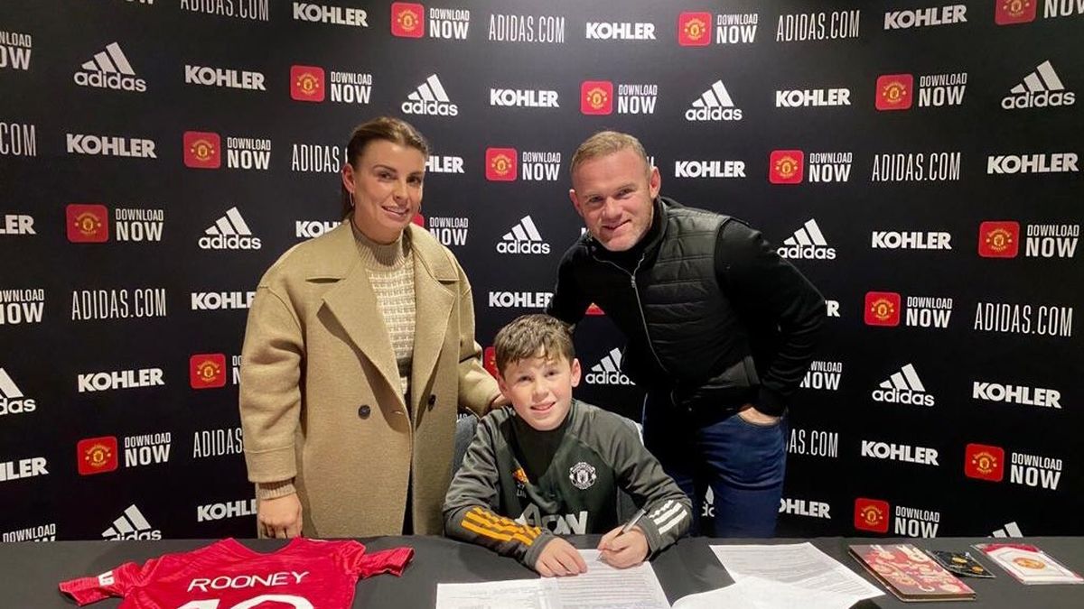 Wayne Rooney's son Kai sees himself playing for Man Utd in Premier League in 10 years