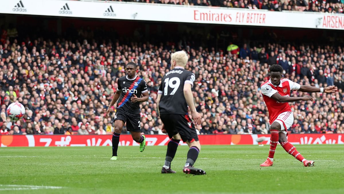 Saka double against Palace sends Arsenal eight points clear | Prothom Alo
