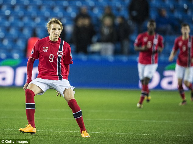 The 16-year-old boy Martin Odegaard who went from playing football in Norway to earning £40,000 a week alongside Cristiano Ronaldo at Real Madrid to Arsenal captain