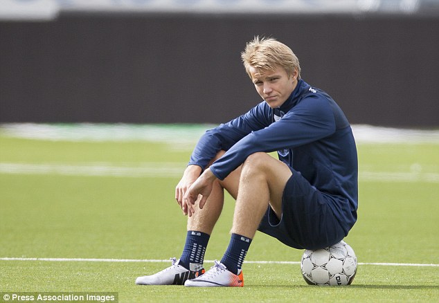 The 16-year-old boy Martin Odegaard who went from playing football in Norway to earning £40,000 a week alongside Cristiano Ronaldo at Real Madrid to Arsenal captain