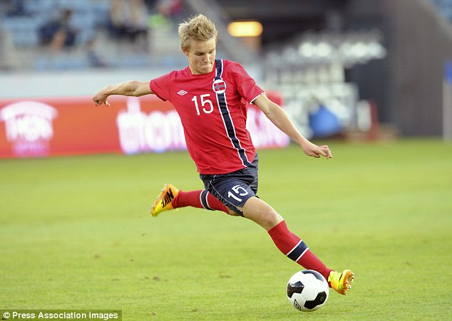 The 16-year-old boy Martin Odegaard who went from playing football in Norway to earning £40,000 a week alongside Cristiano Ronaldo at Real Madrid to Arsenal captain