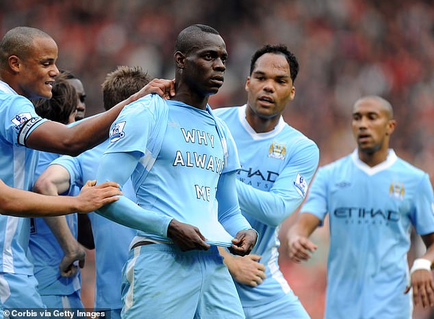 'He set fireworks off in my kitchen and chased me round my house!': Micah Richards reveals shocking new story about Mario Balotelli's antics at Manchester City