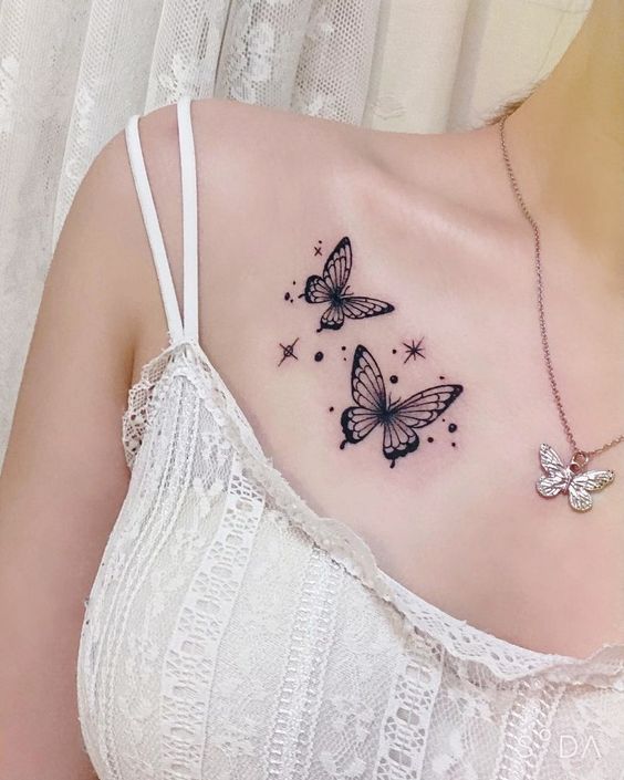 Top 50+ Stunning Chest Tattoo Designs to Brighten Your Chest Girly