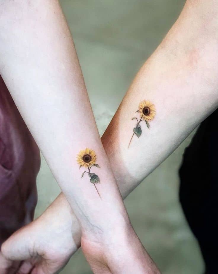 135+ Sunflower tattoo ideas: A reminder of joyful energy with you wherever you go