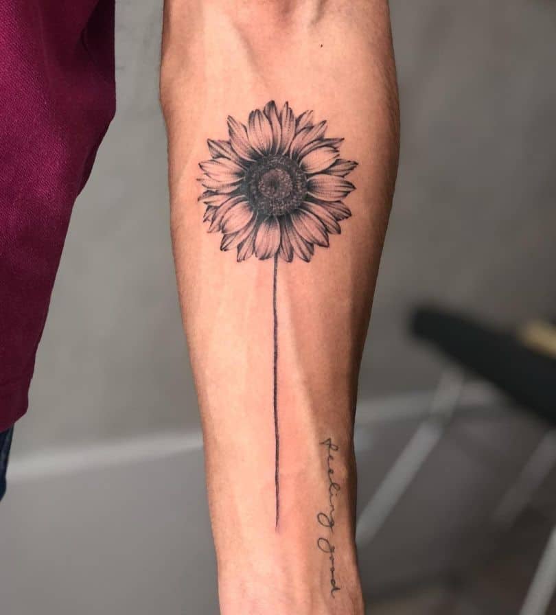 135+ Sunflower tattoo ideas: A reminder of joyful energy with you wherever you go