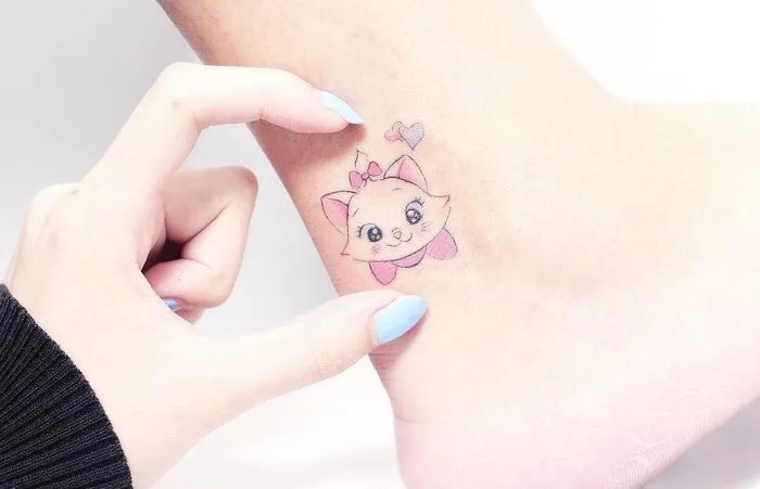 30 Subtle and delicate pastel tattoos