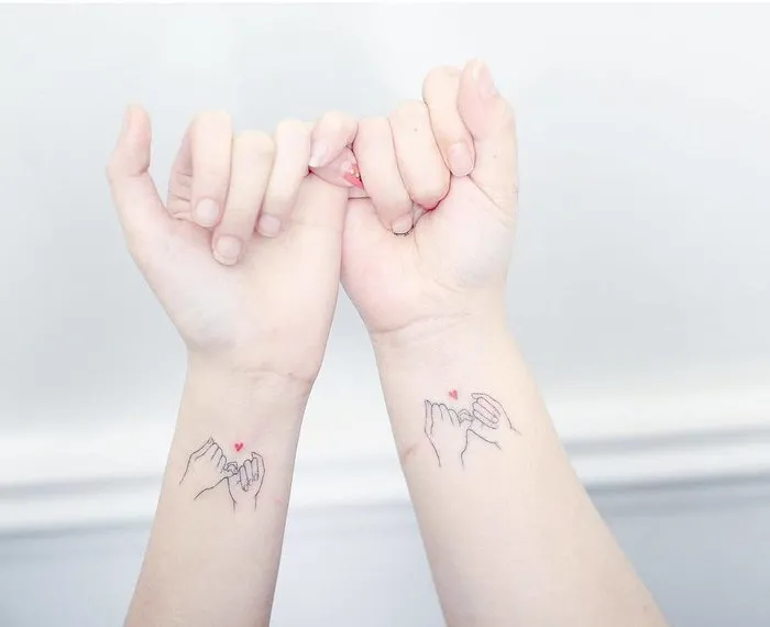 30 Subtle and delicate pastel tattoos