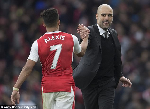 Alexis Sanchez can be perfect for Guardiola at Man City | Daily Mail Online