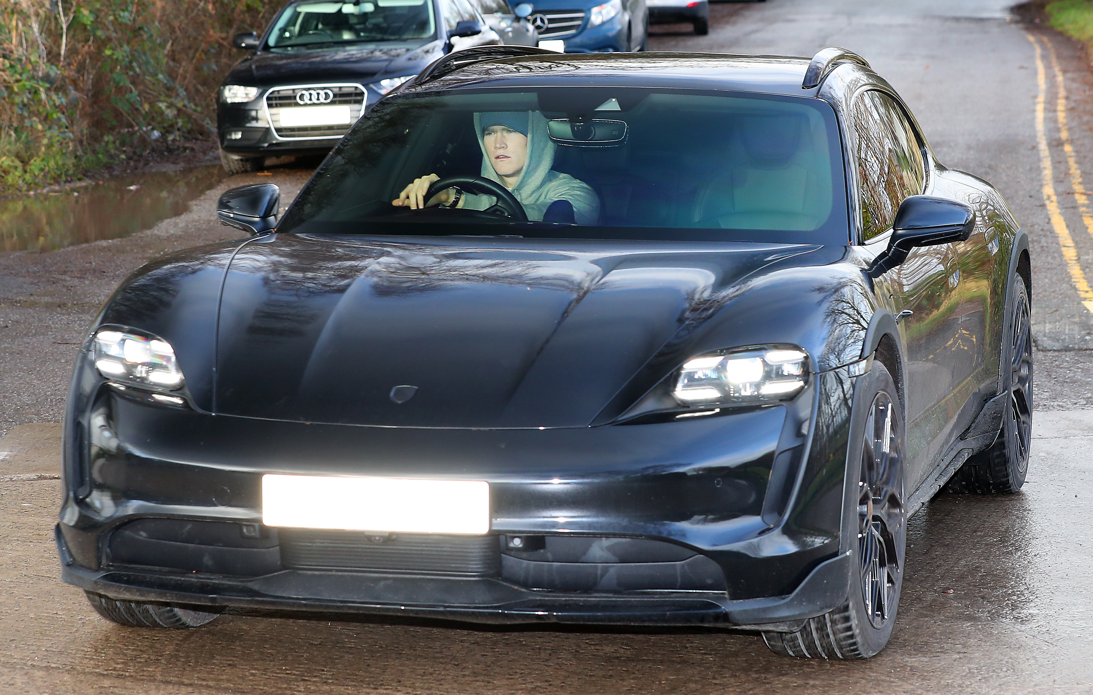 Man Utd stars arrive at training in new cars including £250,000 Rolls Royce and Lamborghini Aventador worth £337,000