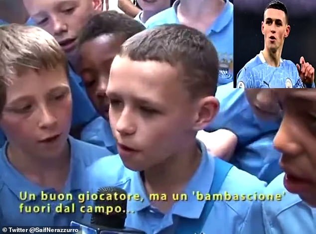 10-year-old Phil Foden criticises hothead ex- Man City Mario Balotelli for 'bad attitude'