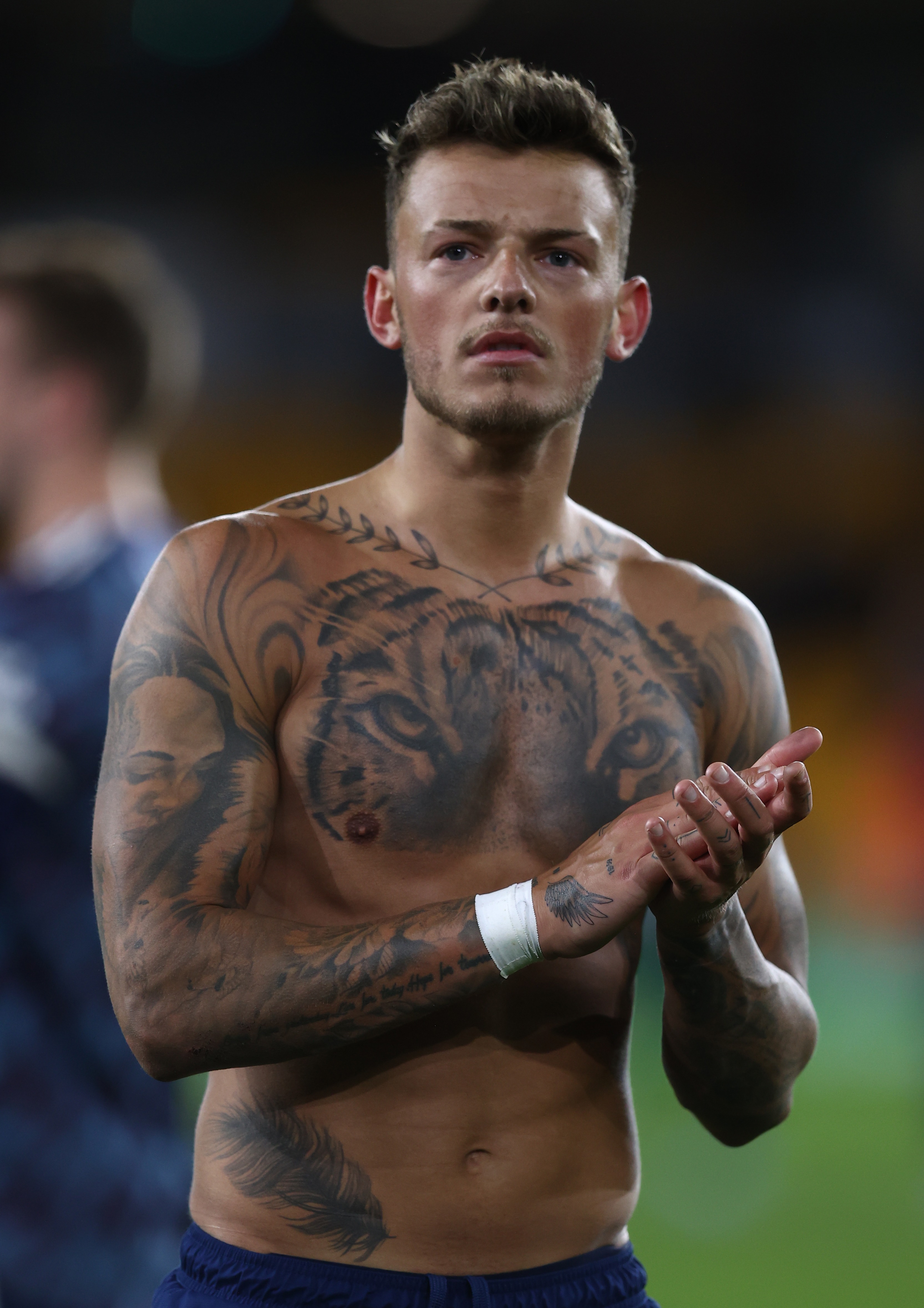 Arsenal star Ben White’s tattoos revealed, from butterfly on back and romantic heart on thumb to THROAT inkings