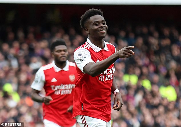 Bukayo Saka about to break Thierry Henry's Arsenal record?