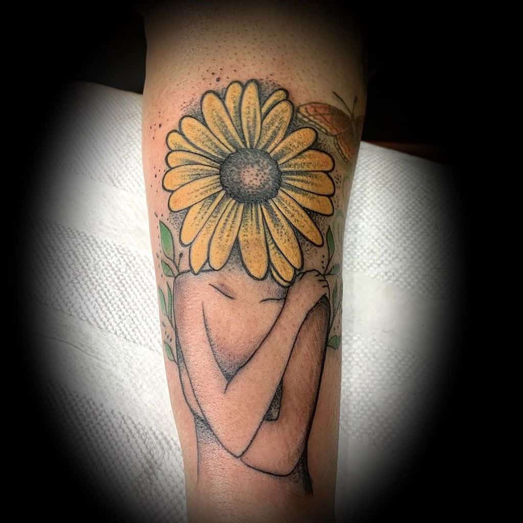 135+ Sunflower tattoo ideas: A reminder of joyful energy with you wherever you go