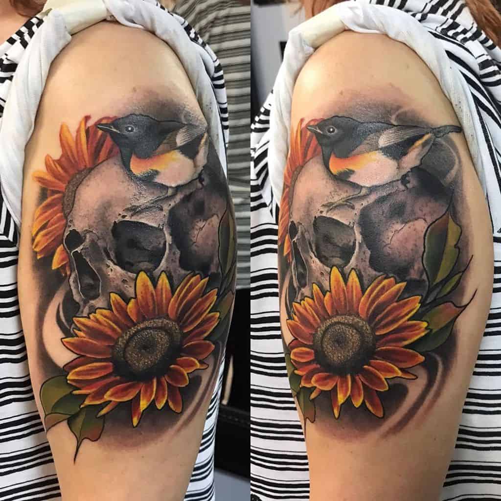 135+ Sunflower tattoo ideas: A reminder of joyful energy with you wherever you go