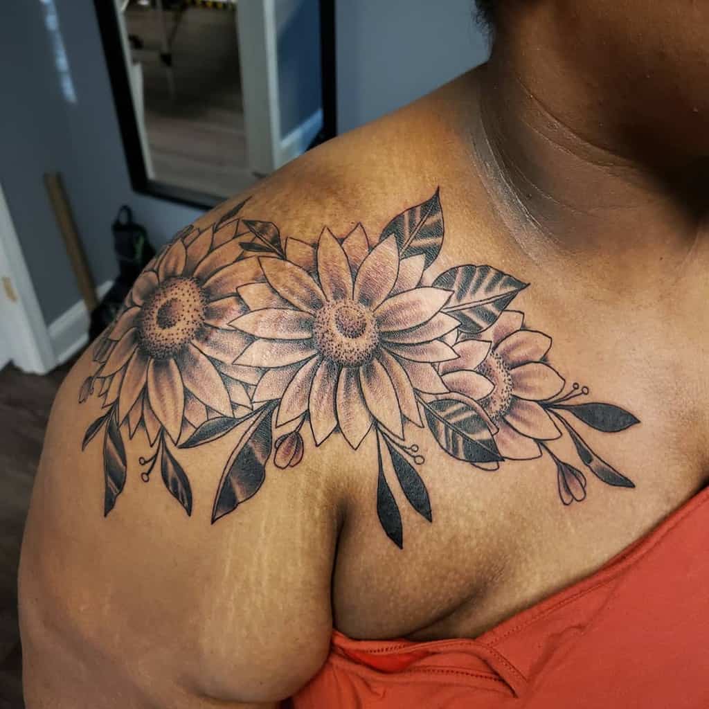 135+ Sunflower tattoo ideas: A reminder of joyful energy with you wherever you go