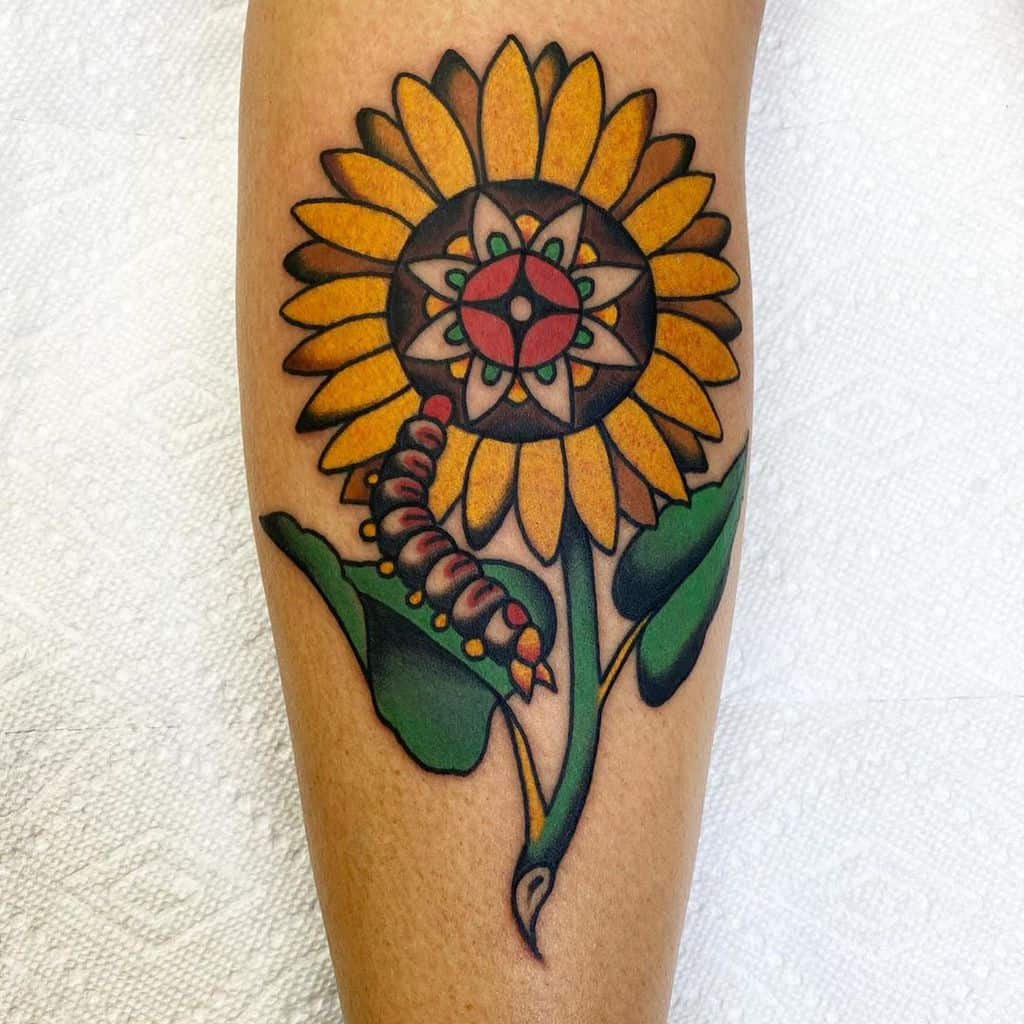 135+ Sunflower tattoo ideas: A reminder of joyful energy with you wherever you go