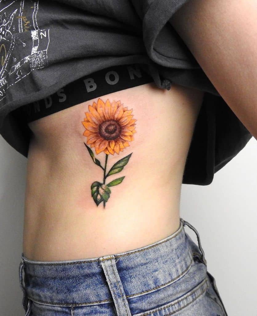 135+ Sunflower tattoo ideas: A reminder of joyful energy with you wherever you go