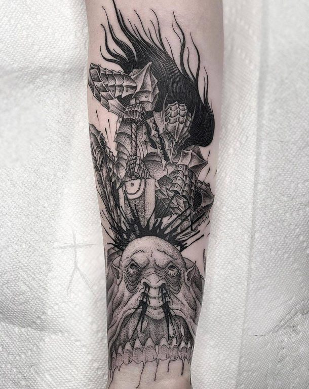 Exploring The Artistic Brilliance Of Christopher Jade'S Tattoos: A Fusion Of Imagination And Expertise.