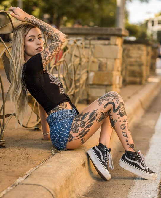 Experience The Mind-Blowing Tattoos Of Darnit Domi - The Model Setting A New Standard For Body Art.