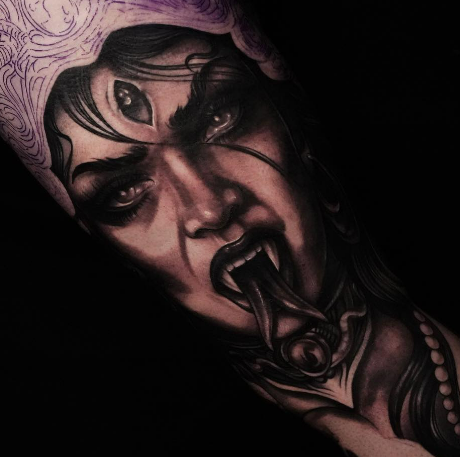 Unleash Your Inner Rebel With Lisa Kroiss' Bold And Vibrant Tattoo Artistry.