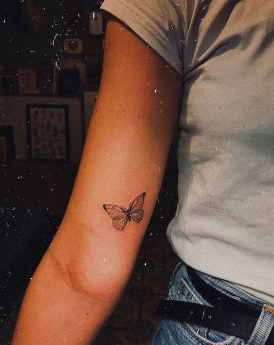 Butterfly tattoos that make 'heart arrhythmia'