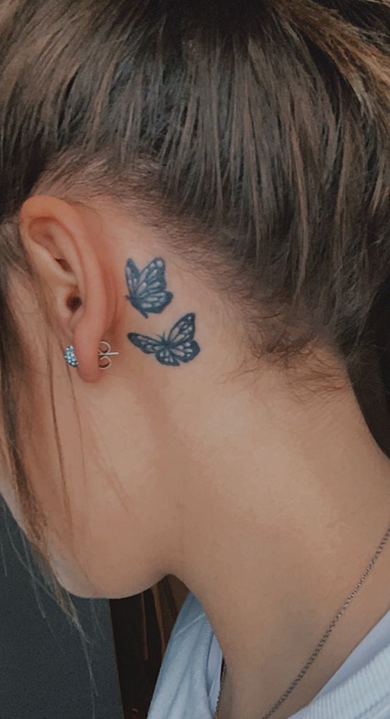 Butterfly tattoos that make 'heart arrhythmia'