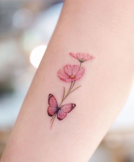 Butterfly tattoos that make 'heart arrhythmia'