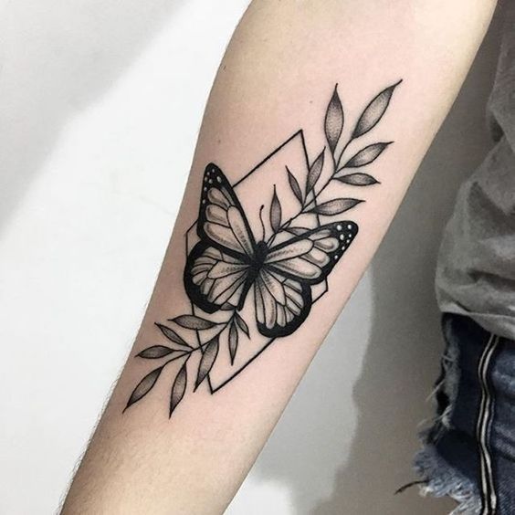 Butterfly tattoos that make 'heart arrhythmia'