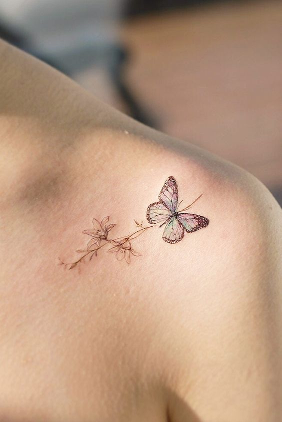 Butterfly tattoos that make 'heart arrhythmia'