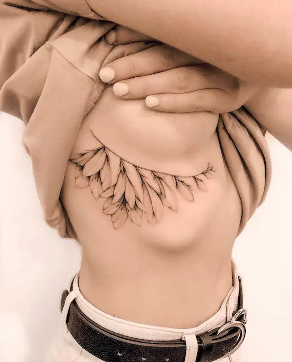 51 Stunning Rib Tattoos For ᴡᴏᴍᴇɴ with Meaning