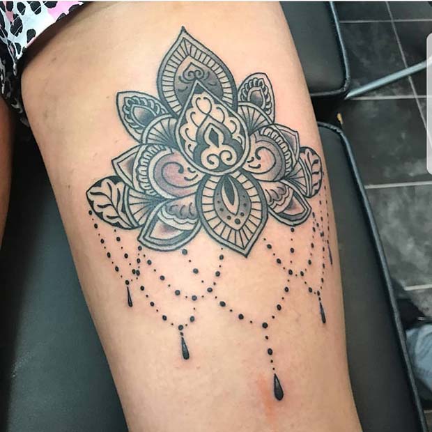 40 Back of Thigh Tattoo Ideas for Women - mysteriousevent.com