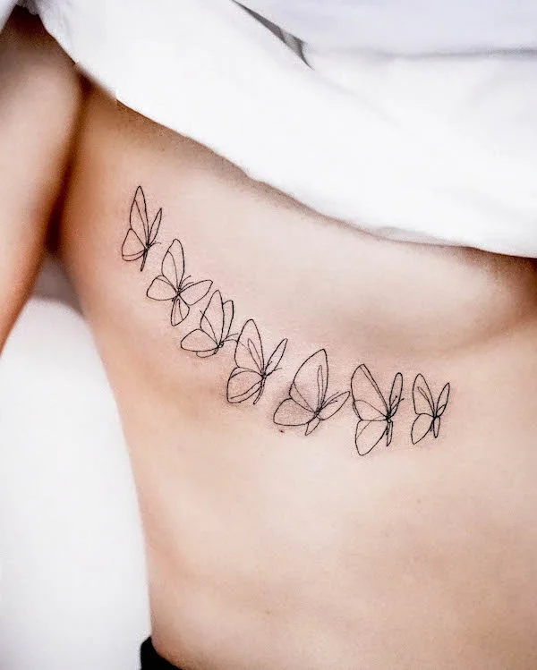 51 Stunning Rib Tattoos For ᴡᴏᴍᴇɴ with Meaning