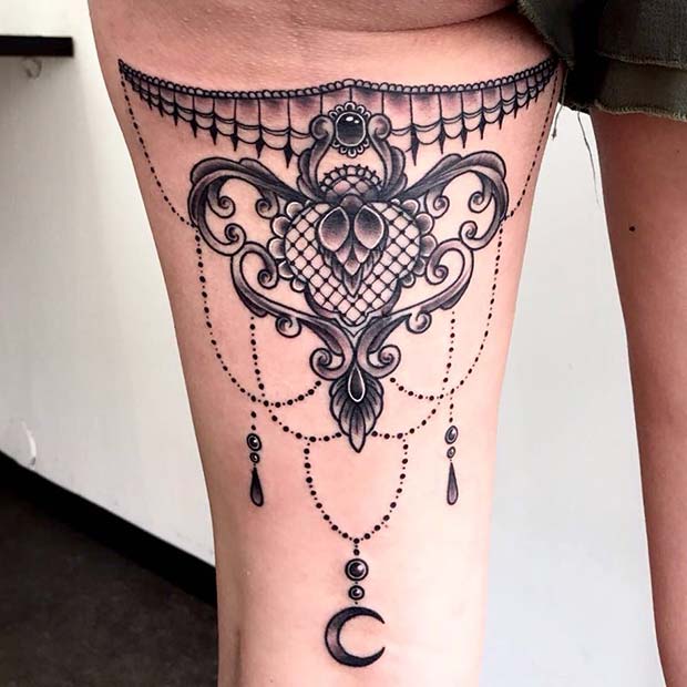 40 Back of Thigh Tattoo Ideas for Women - mysteriousevent.com