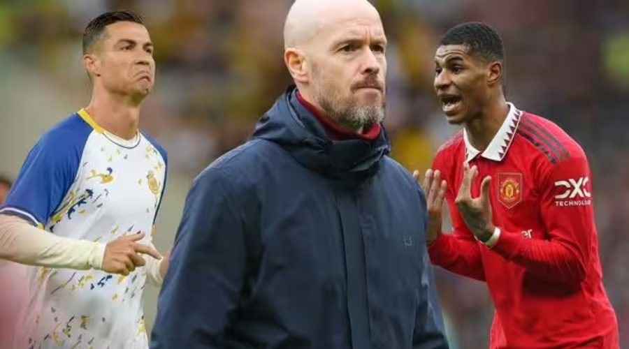 Erik ten Hag's silence is telling as Cristiano Ronaldo rule could see Marcus Rashford quit