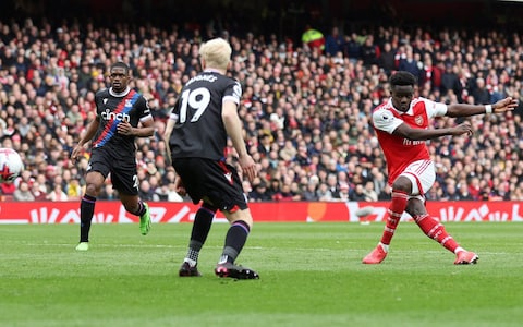 Arsenal vs Crystal Palace result: Bukayo Saka inspires Arsenal to  eight-point lead