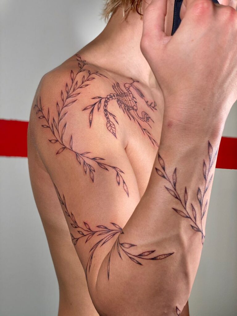 240+ Vine Tattoos For Guys and Females (2023)