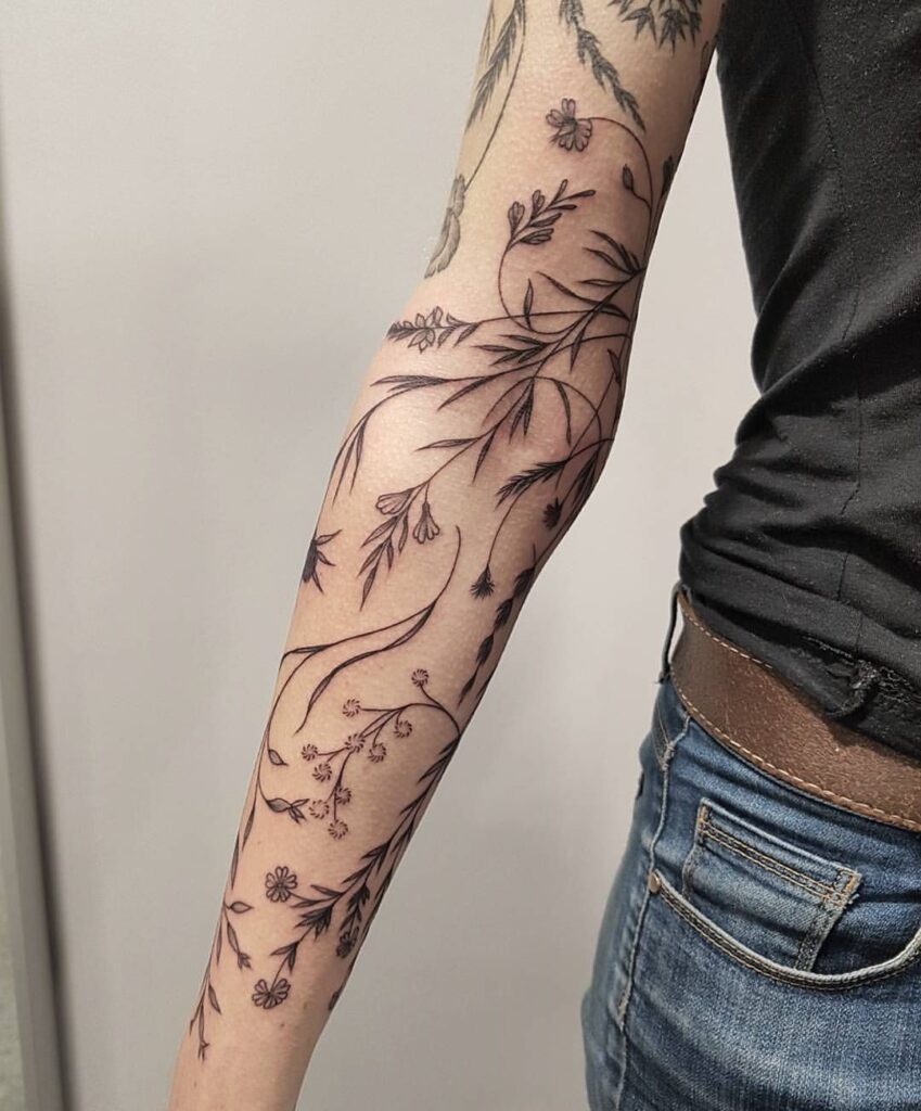 240+ Vine Tattoos For Guys and Females (2023)