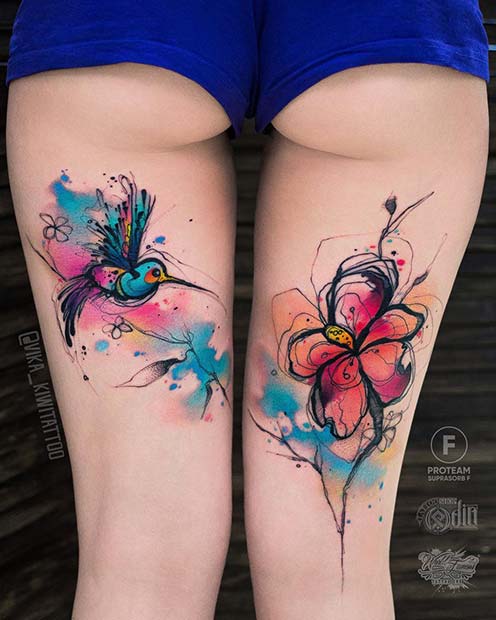 40 Back of Thigh Tattoo Ideas for Women - mysteriousevent.com