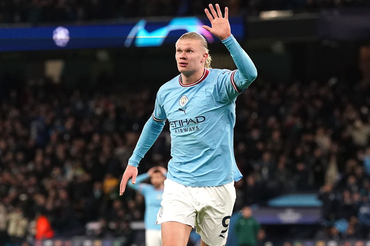 Five-star Erling Haaland leads Manchester City rout of RB Leipzig | The  Independent