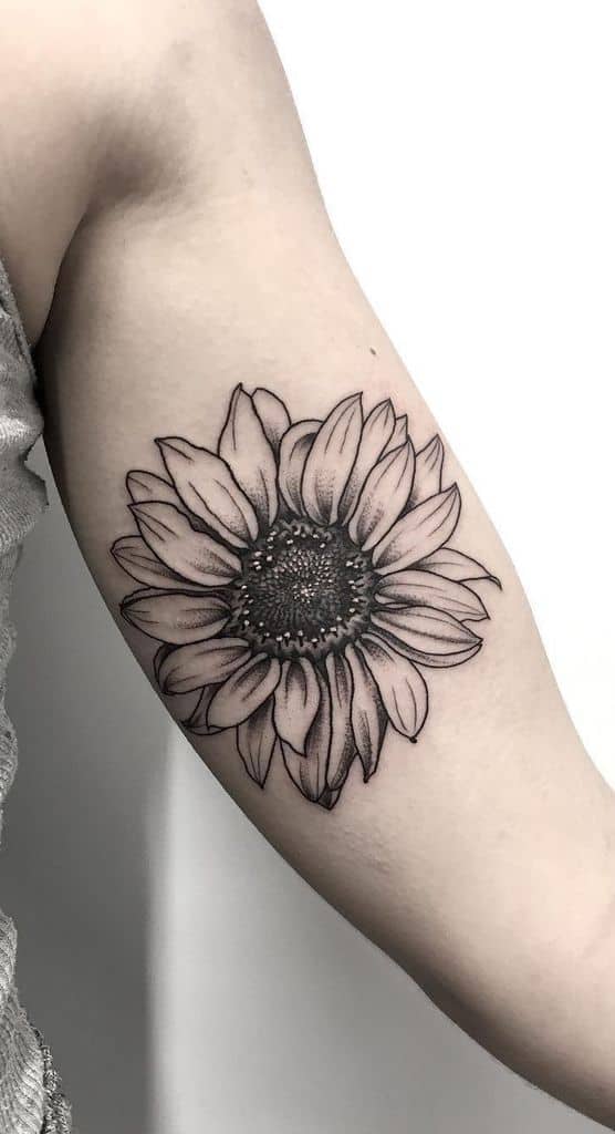 135+ Sunflower tattoo ideas: A reminder of joyful energy with you wherever you go