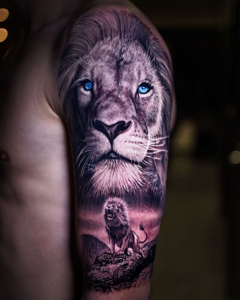 50+ eye-catching lion tattoos that'll make you want to get inked