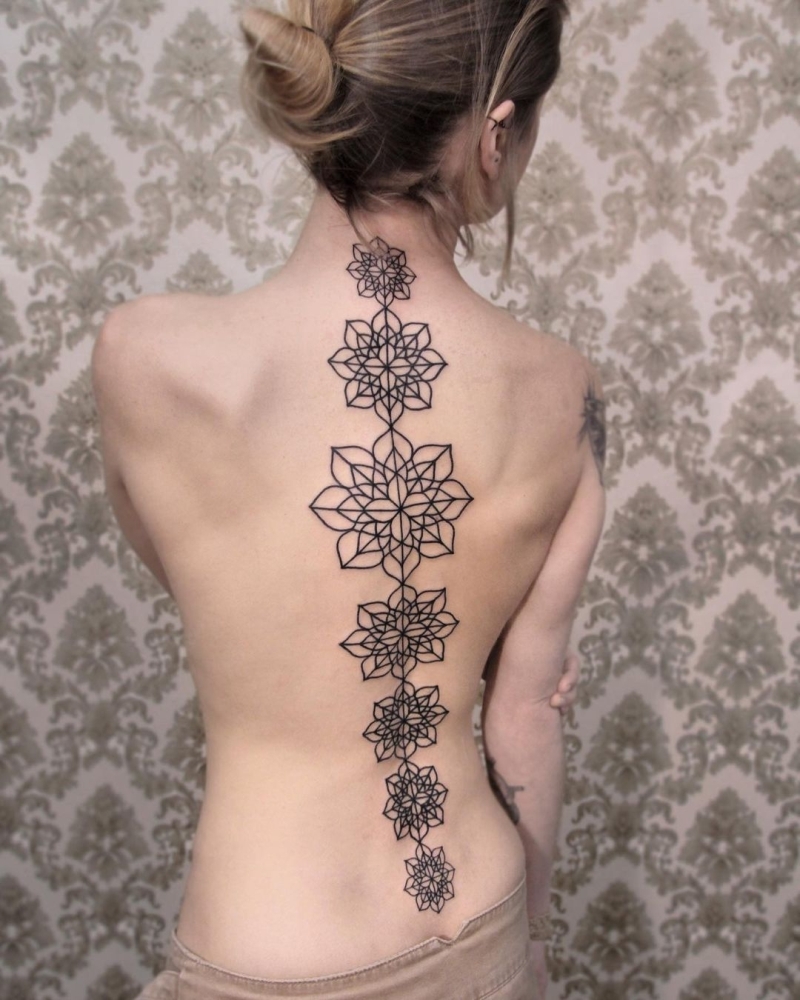 50+ of the Coolest Spine Tattoo Ideas Ever