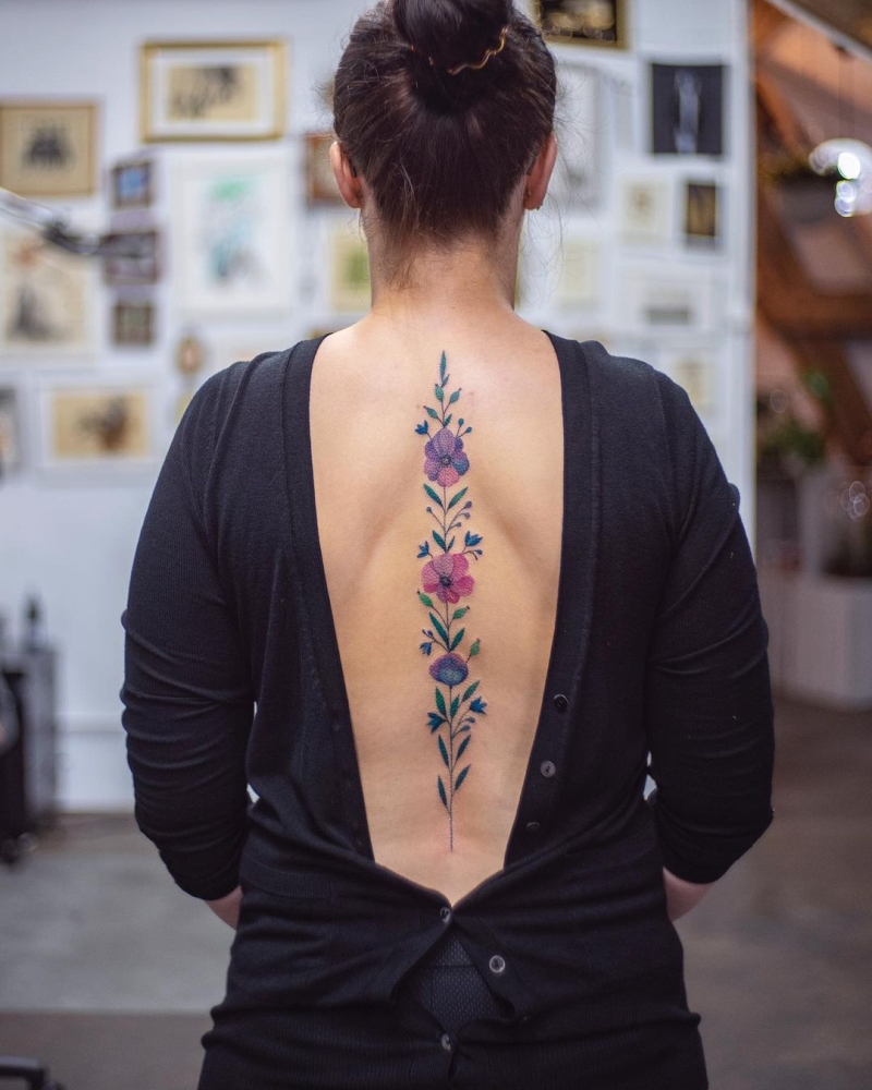 50+ of the Coolest Spine Tattoo Ideas Ever