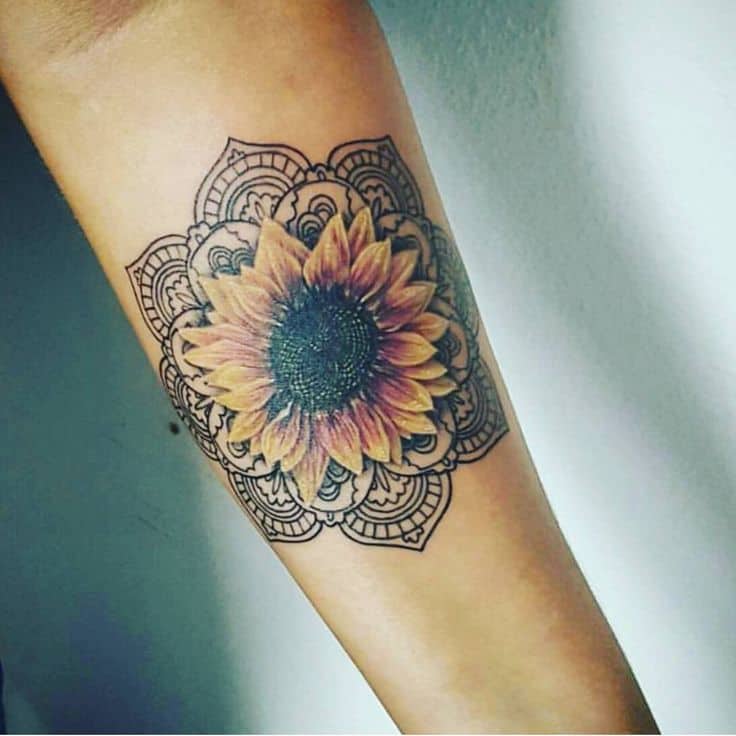 135+ Sunflower tattoo ideas: A reminder of joyful energy with you wherever you go