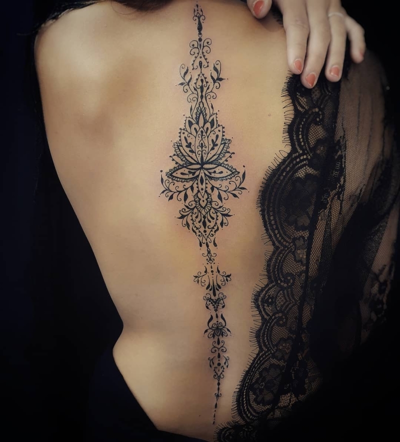 50+ of the Coolest Spine Tattoo Ideas Ever