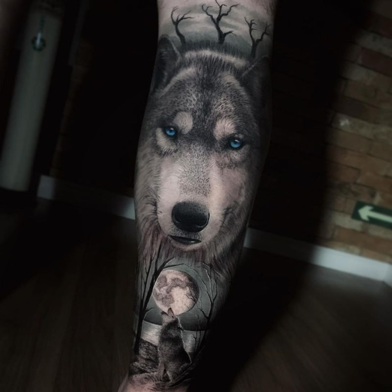 50+ Of The Most Beautiful Wolf Tattoo Designs The Internet Has Ever Seen