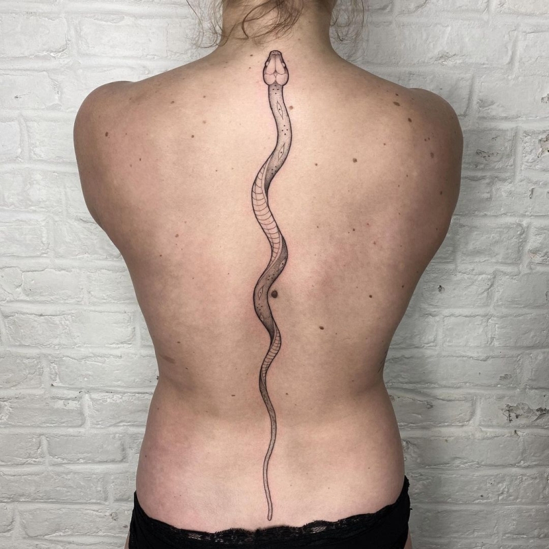 50+ of the Coolest Spine Tattoo Ideas Ever