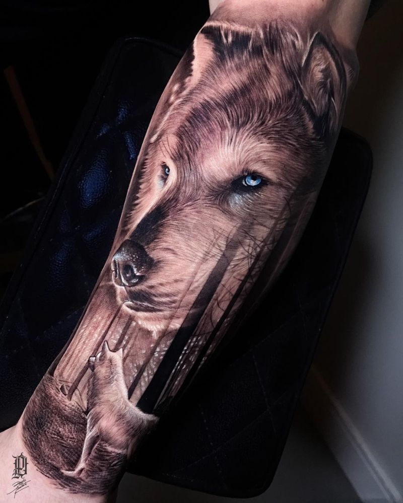 50+ Of The Most Beautiful Wolf Tattoo Designs The Internet Has Ever Seen